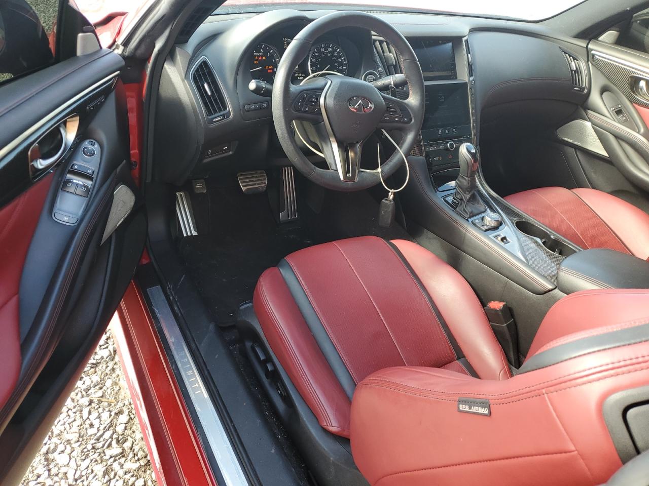 2020 Infiniti Q60 Red Sport 400 VIN: JN1FV7EK4LM400383 Lot: 87031234