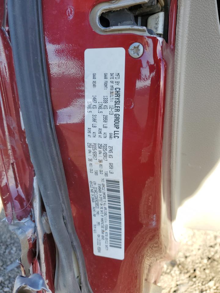 2014 Chrysler Town & Country Touring L VIN: 2C4RC1CGXER238531 Lot: 83840424