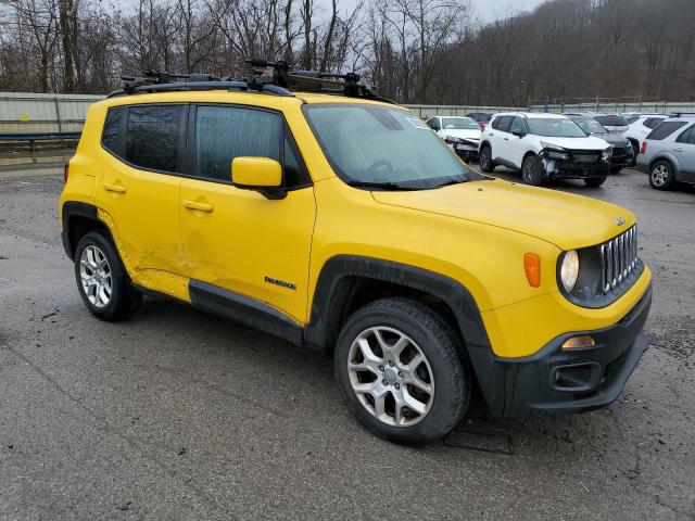  JEEP RENEGADE 2016 Желтый