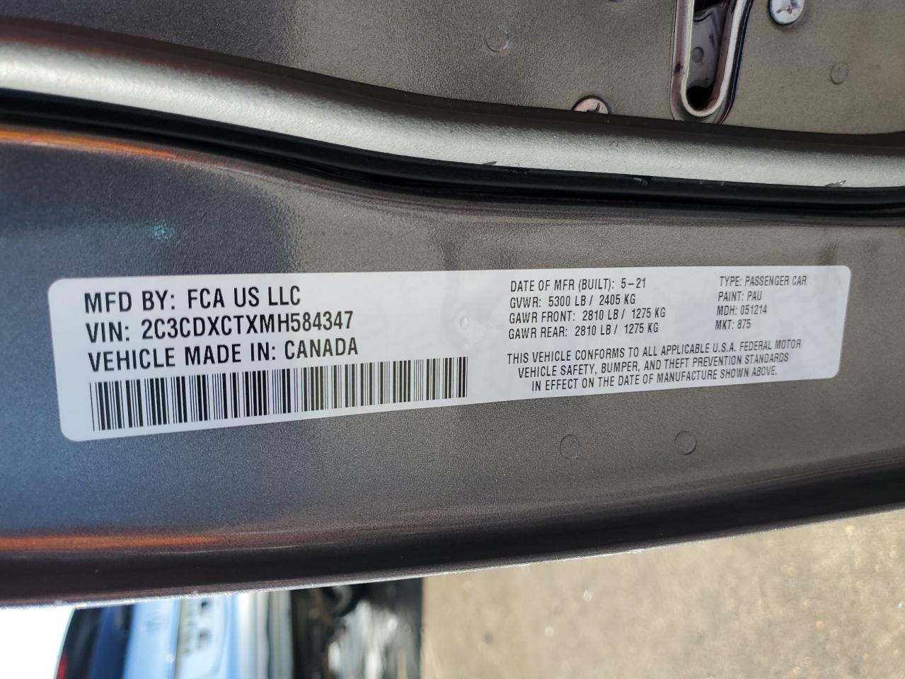 2021 Dodge Charger - Image 12