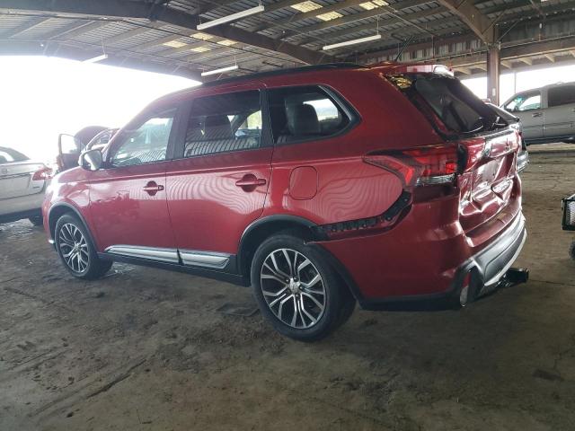  MITSUBISHI OUTLANDER 2016 Czerwony