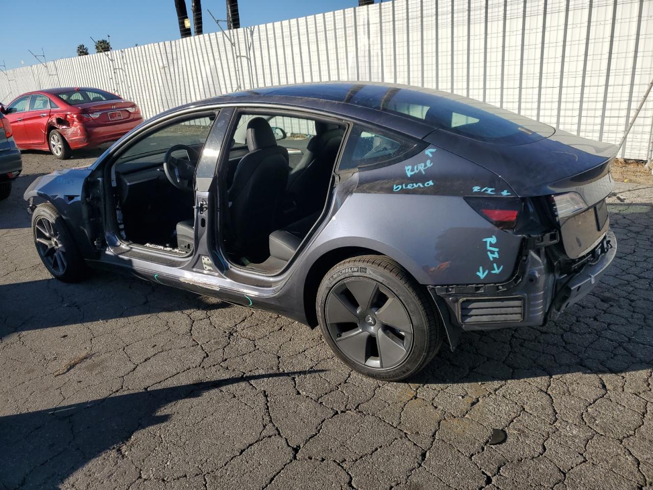 VIN 5YJ3E1EA6PF659038 2023 TESLA MODEL 3 no.2