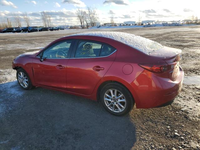 Sedans MAZDA 3 2015 Czerwony