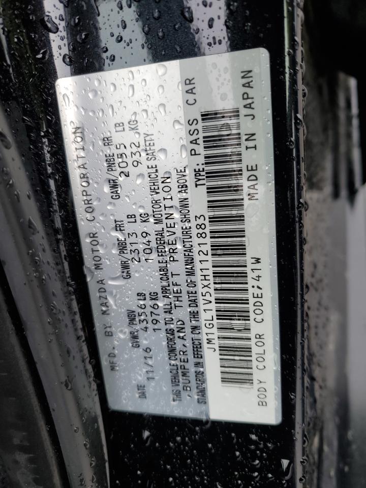 2017 Mazda 6 Touring VIN: JM1GL1V5XH1121883 Lot: 86518064