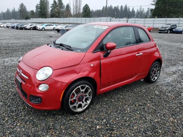  FIAT 500 2012 Czerwony