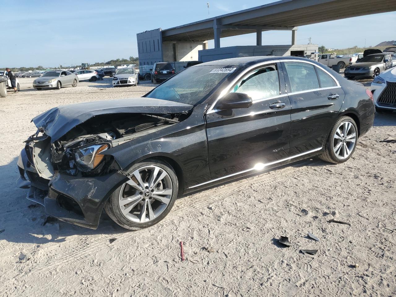 55SWF4JB0JU234575 2018 MERCEDES-BENZ C CLASS - Image 1