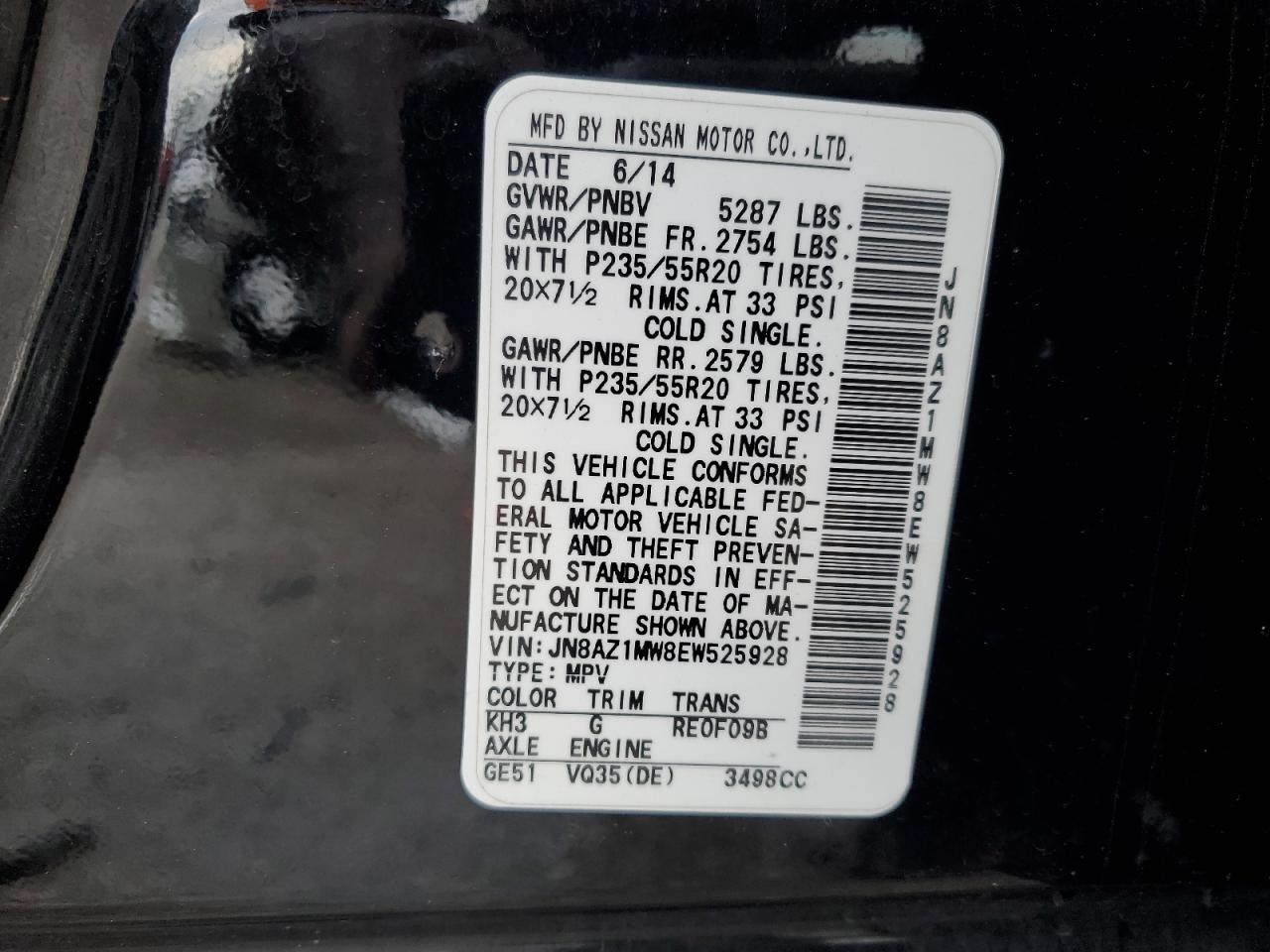 2014 Nissan Murano - Image 14