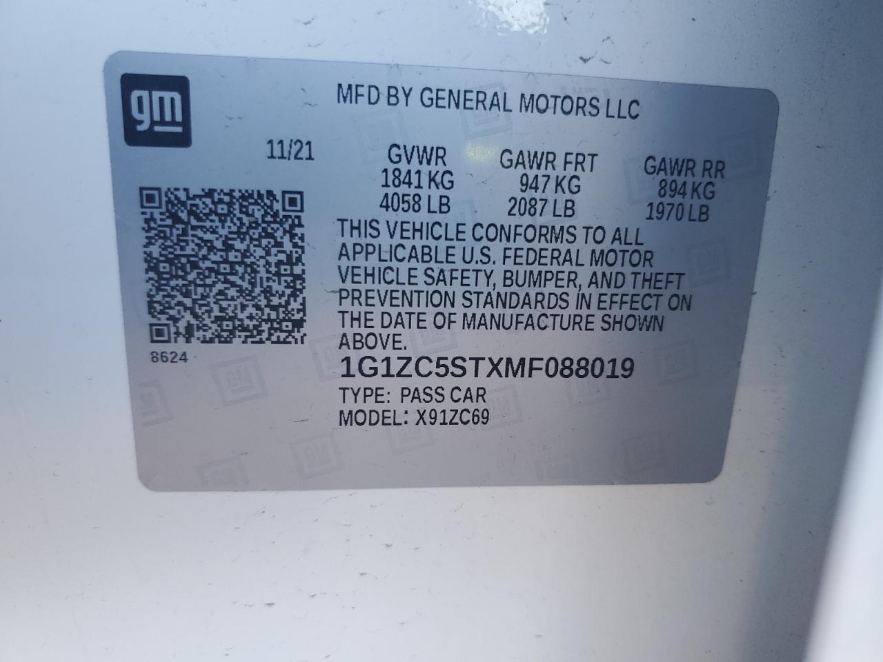 2021 Chevrolet Malibu - Image 14
