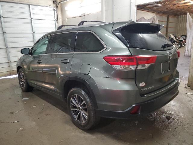  TOYOTA HIGHLANDER 2018 Зеленый