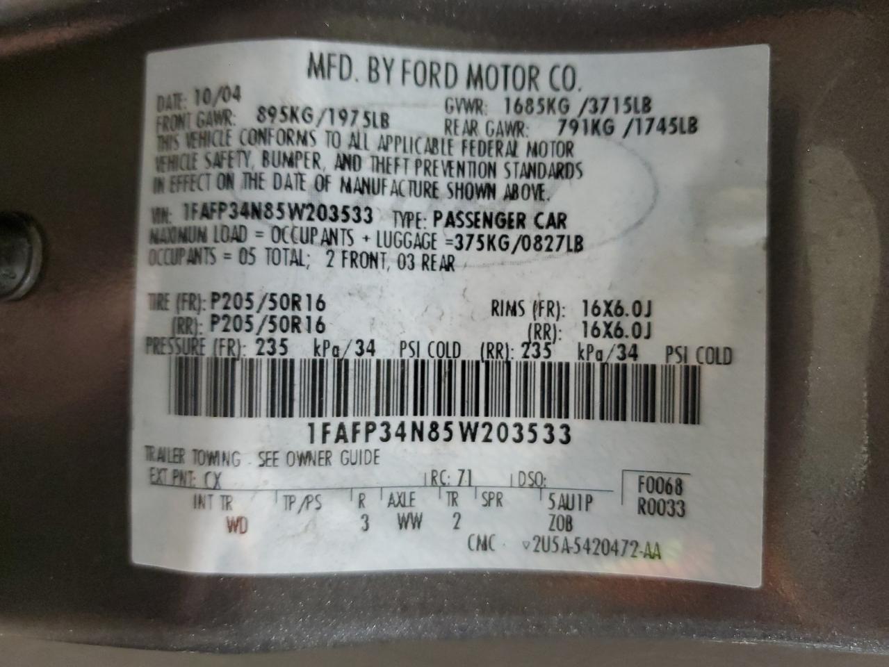 2005 Ford Focus - Image 12