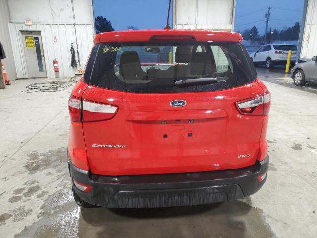  FORD ECOSPORT 2018 Червоний