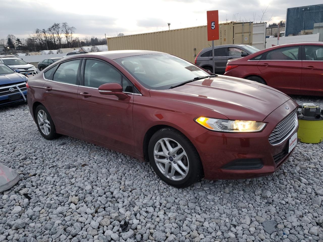 VIN 3FA6P0HD4ER183395 2014 FORD FUSION no.4