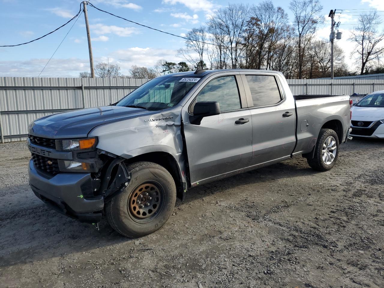 2021 Chevrolet Silverado K1500 Custom de vânzare în Gastonia, NC - Front End