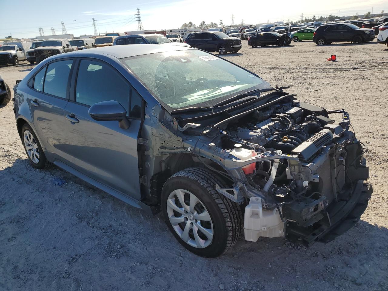 VIN 5YFEPMAEXMP205985 2021 TOYOTA COROLLA no.4