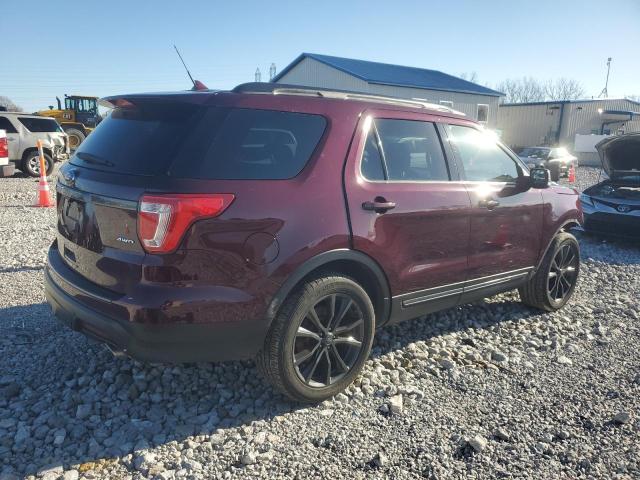  FORD EXPLORER 2018 Burgundy