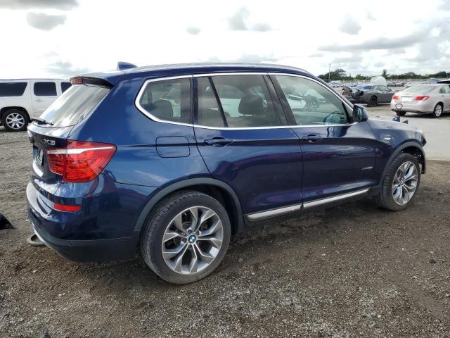  BMW X3 2016 Синий