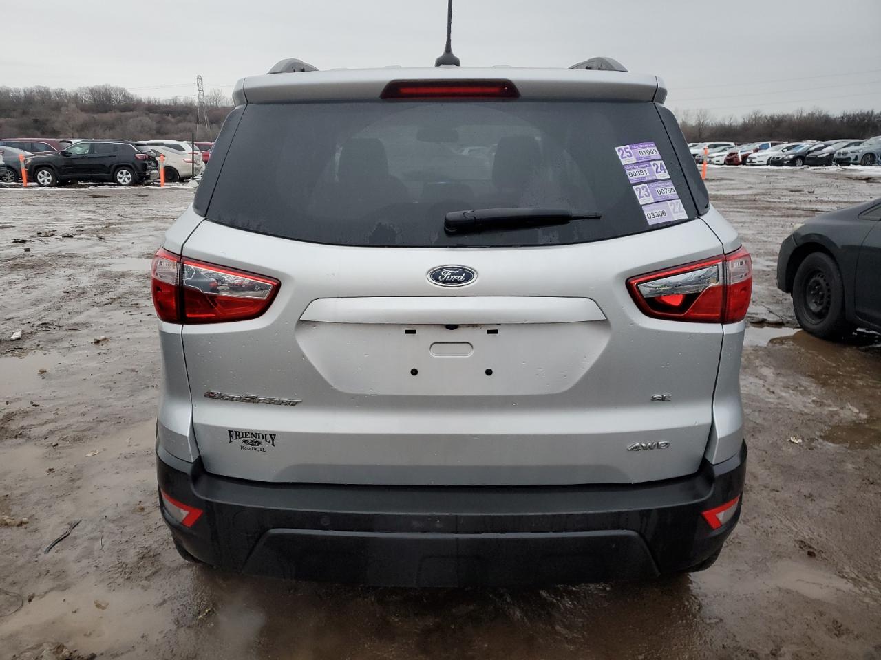 2020 Ford Ecosport Se VIN: MAJ6S3GLXLC336429 Lot: 85678924