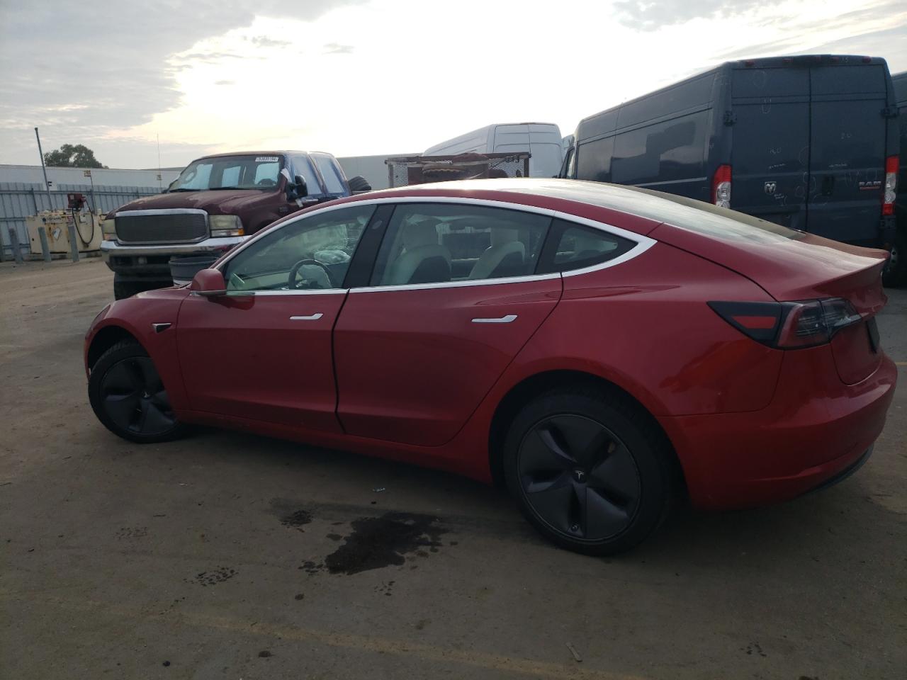 VIN 5YJ3E1EA0KF445168 2019 TESLA MODEL 3 no.2