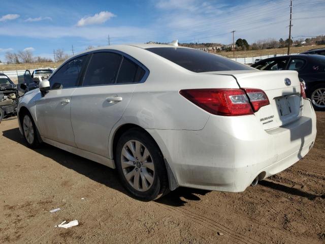 Седаны SUBARU LEGACY 2017 Белы