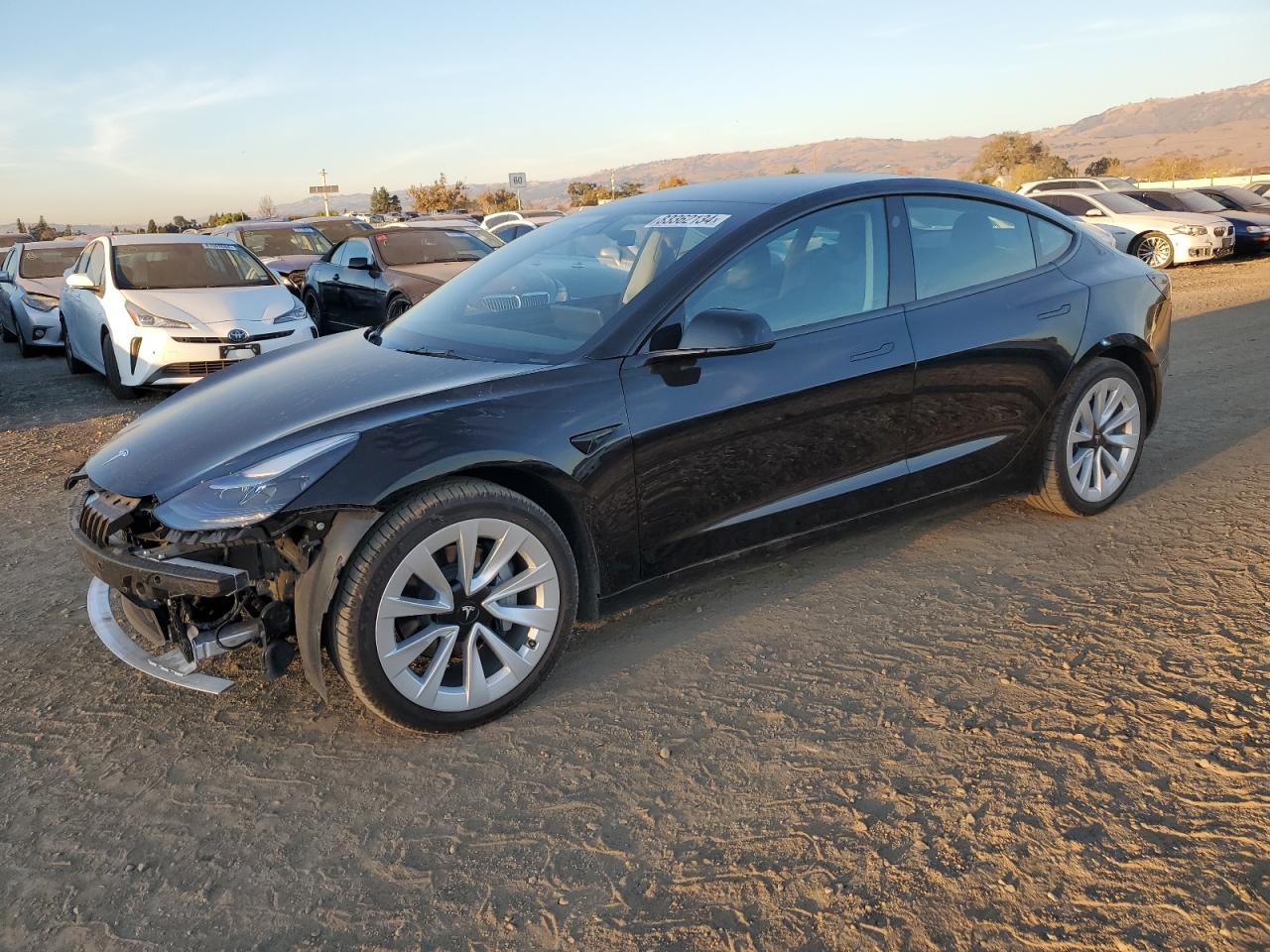 VIN 5YJ3E1EB0NF130660 2022 TESLA MODEL 3 no.1