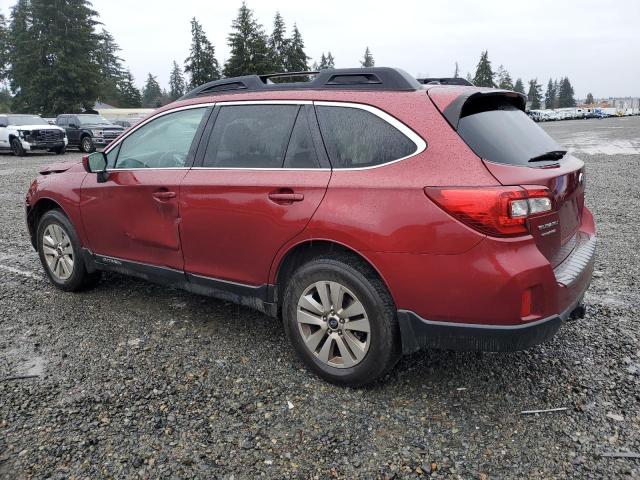  SUBARU OUTBACK 2015 Красный