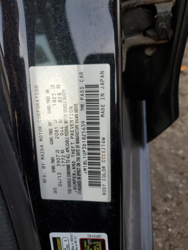 VIN JM1BL1UP3D1825639 2013 MAZDA 3 no.12