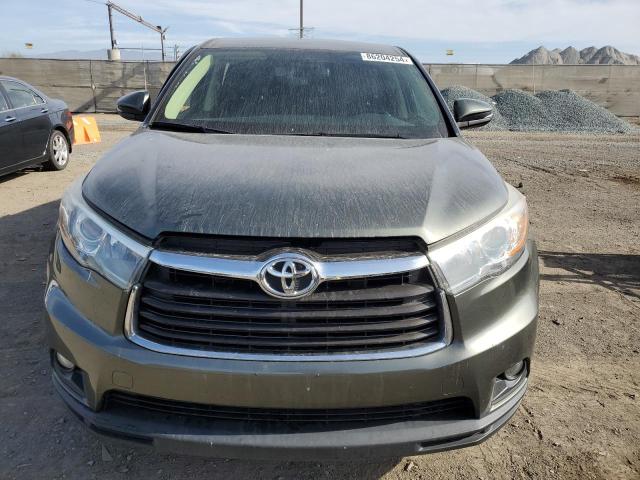  TOYOTA HIGHLANDER 2015 Zielony