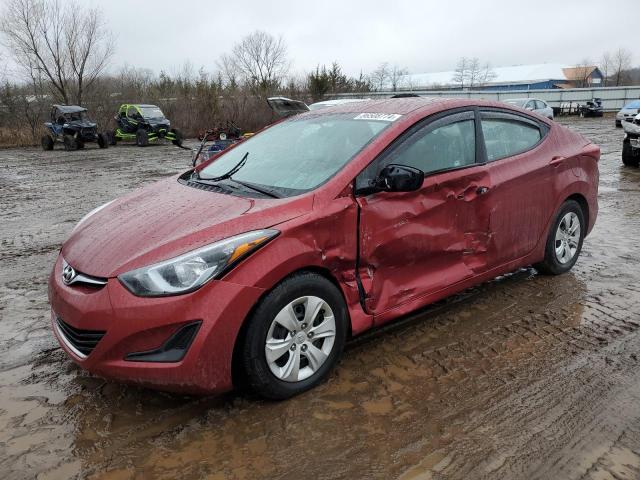  HYUNDAI ELANTRA 2016 Czerwony