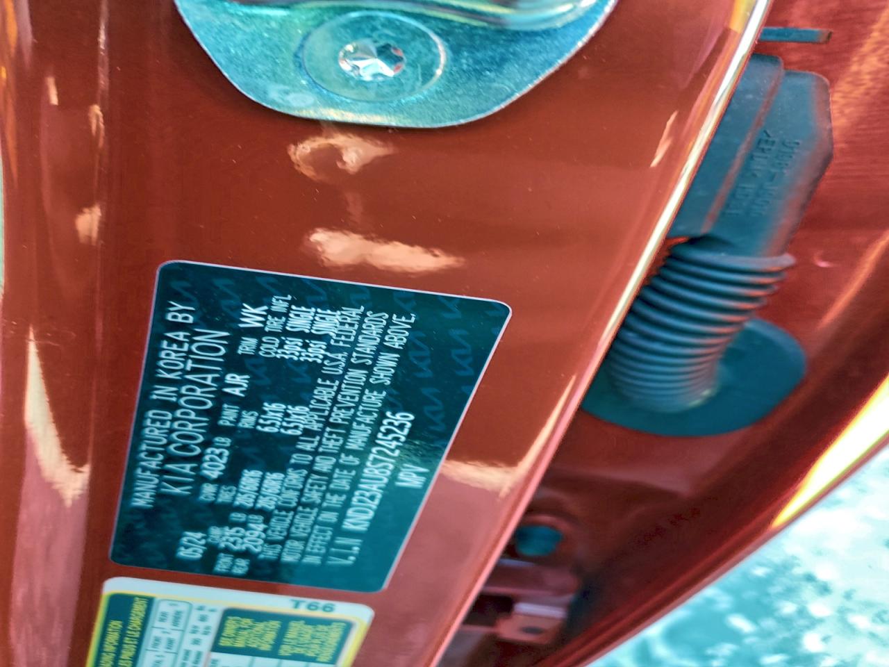 2025 Kia Soul Lx VIN: KNDJ23AU8S7245236 Lot: 94329935