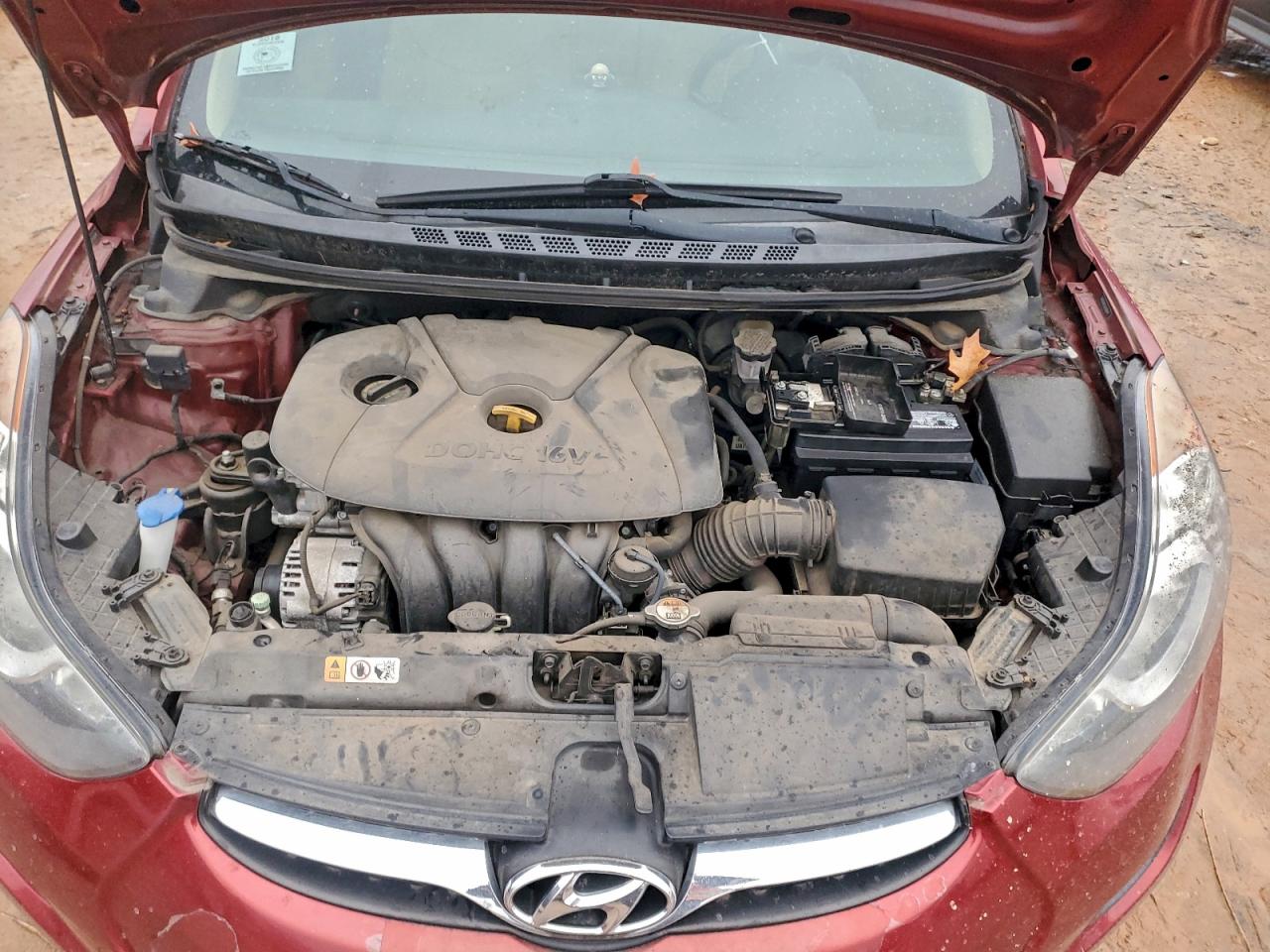 2013 Hyundai Elantra Gls VIN: 5NPDH4AE1DH385945 Lot: 95724455