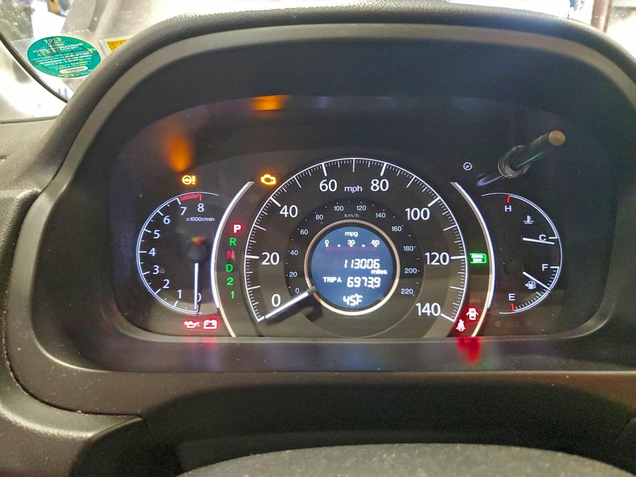 2013 Honda Cr-V Ex VIN: 5J6RM4H59DL020085 Lot: 94932905