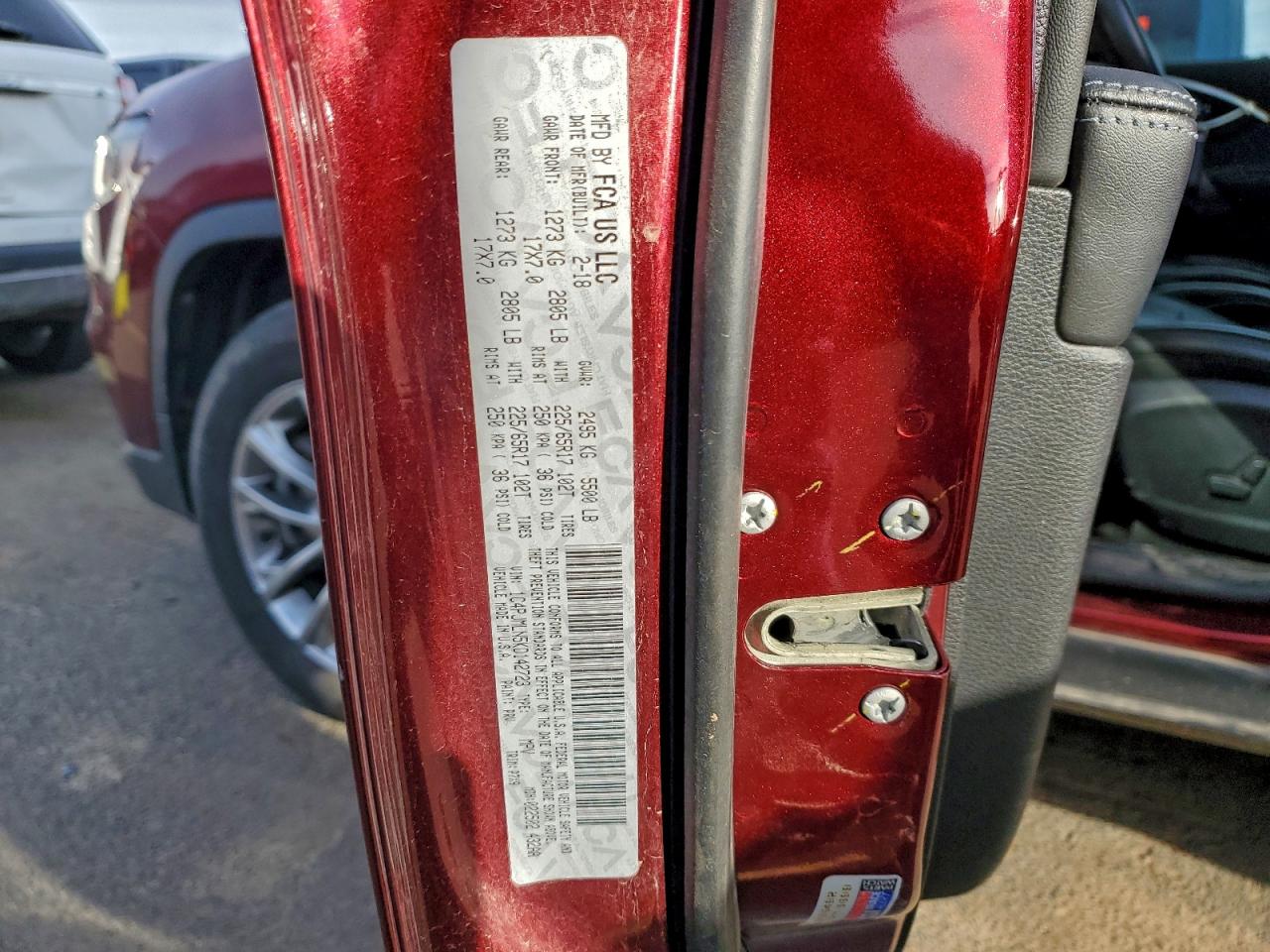 2019 Jeep Cherokee Latitude Plus VIN: 1C4PJMLN5KD142723 Lot: 95803815