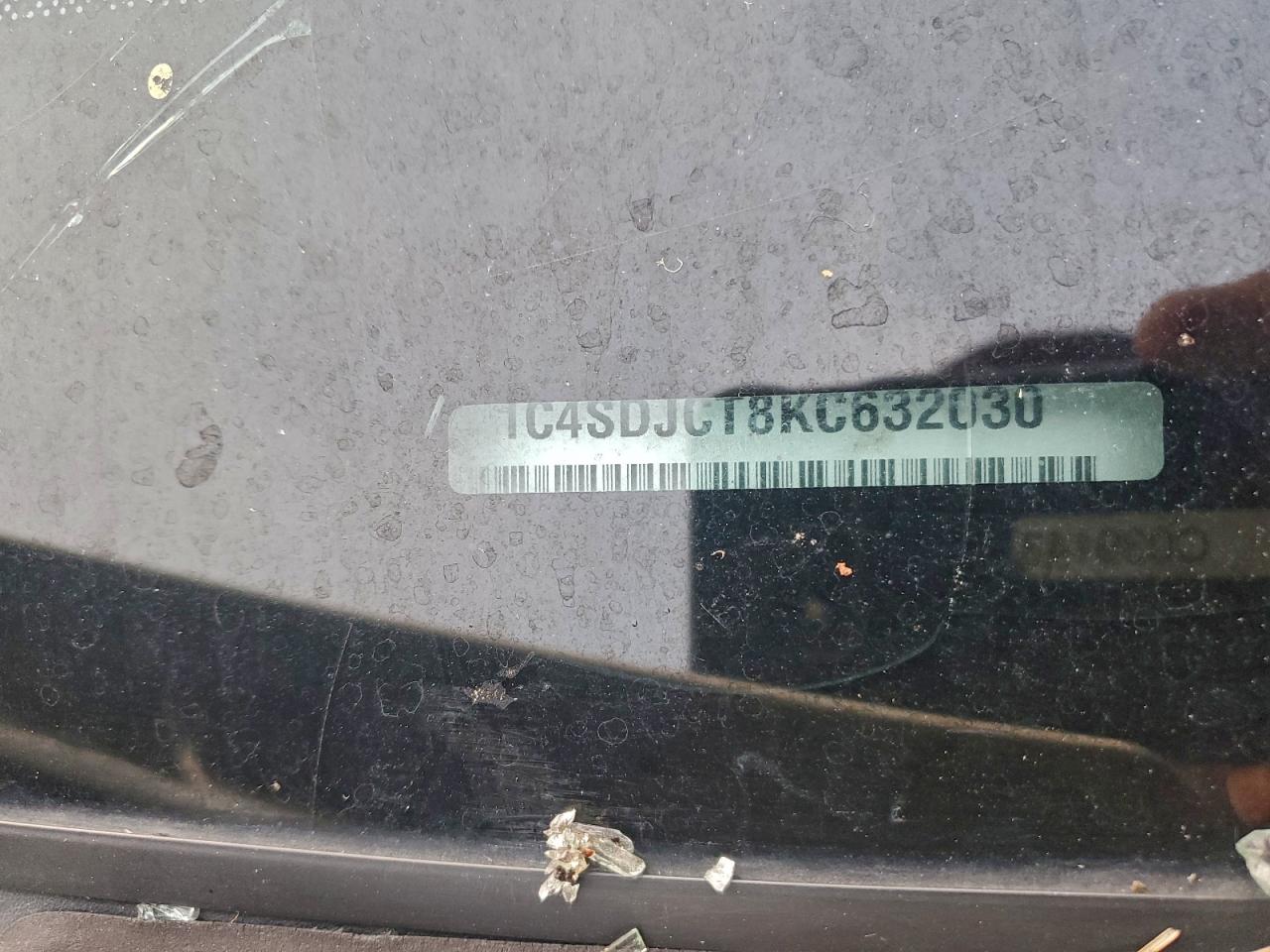 2019 Dodge Durango R/T VIN: 1C4SDJCT8KC632030 Lot: 93673755