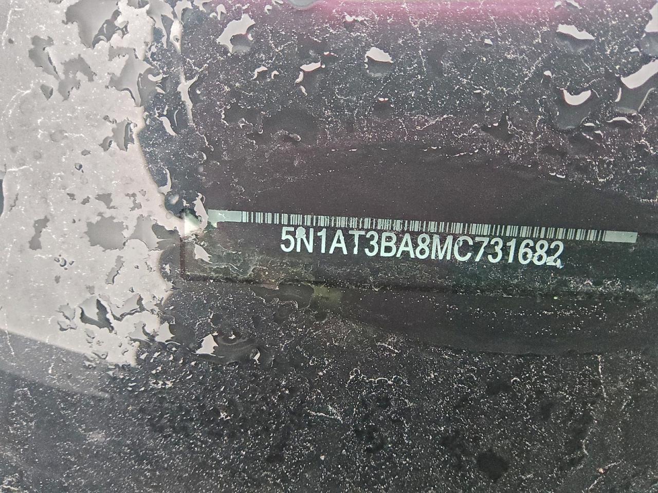 2021 Nissan Rogue Sv VIN: 5N1AT3BA8MC731682 Lot: 92834005