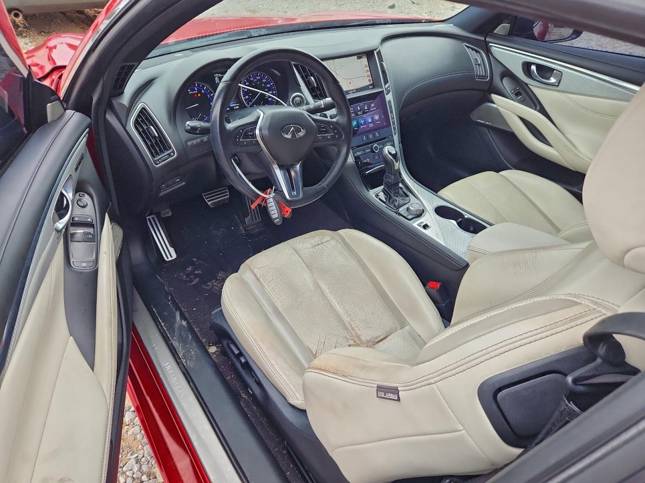 2017 Infiniti Q60 Red Sport 400 VIN: JN1FV7EL0HM701510 Lot: 94303365