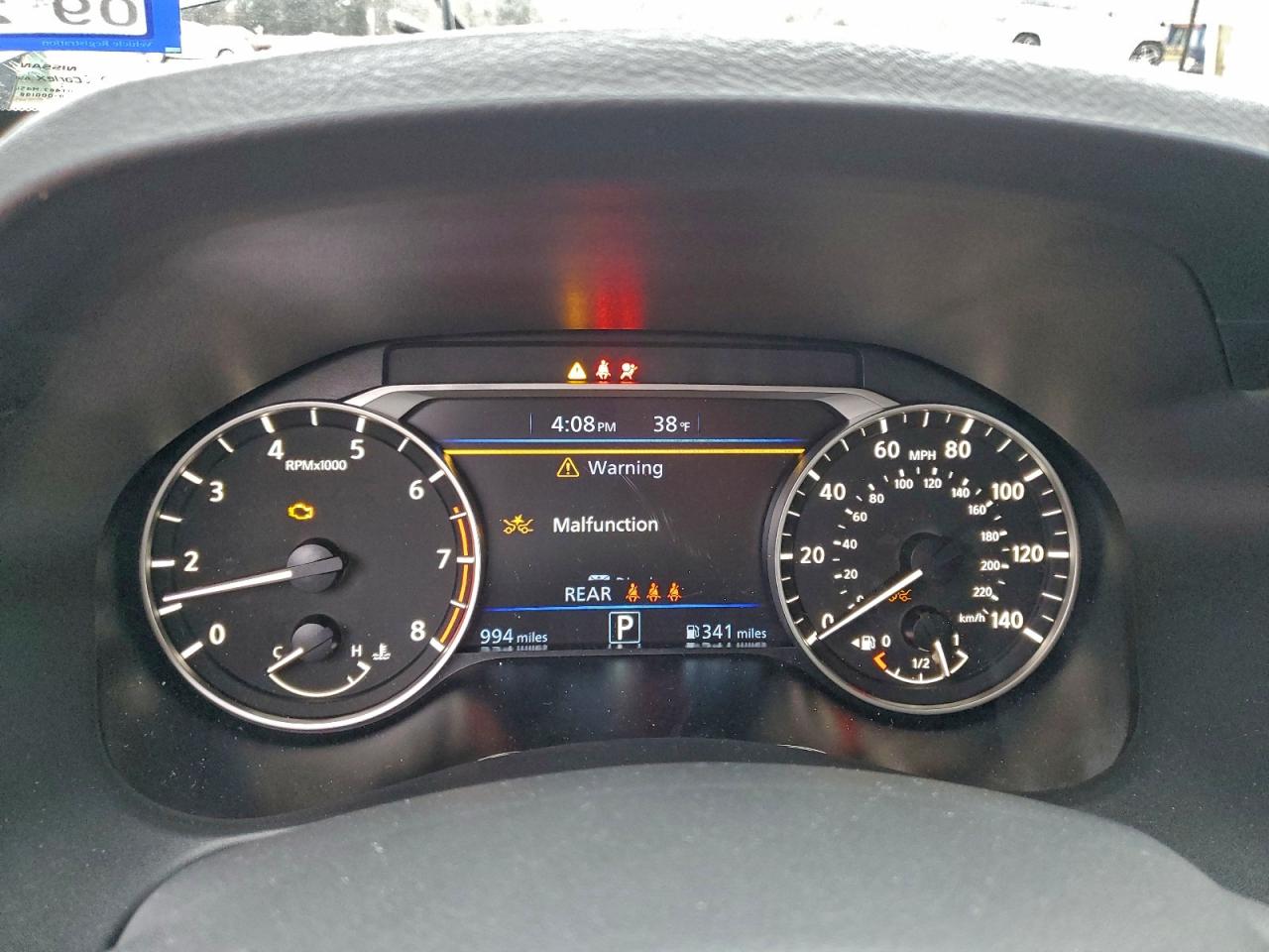 2025 Nissan Altima Sv VIN: 1N4BL4DV4SN423723 Lot: 95937785