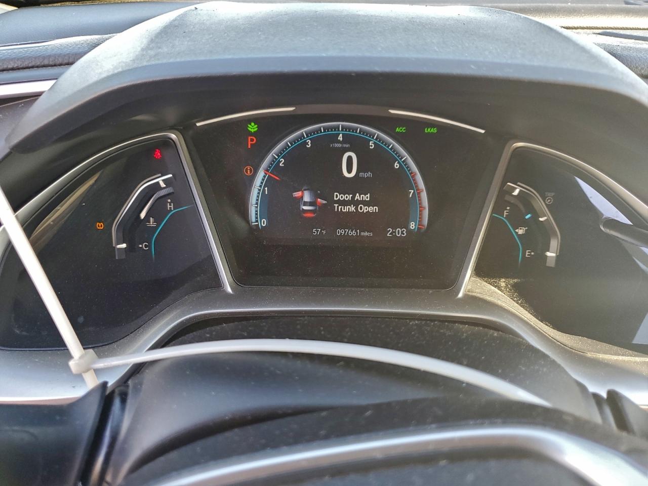 2019 Honda Civic Touring VIN: JHMFC1F93KX003058 Lot: 95006005