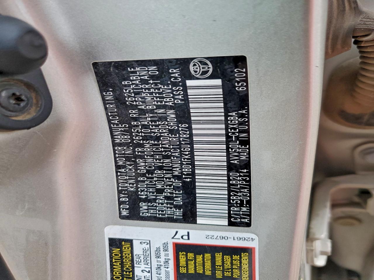 2016 Toyota Camry Hybrid VIN: 4T1BD1FK4GU178276 Lot: 94562645