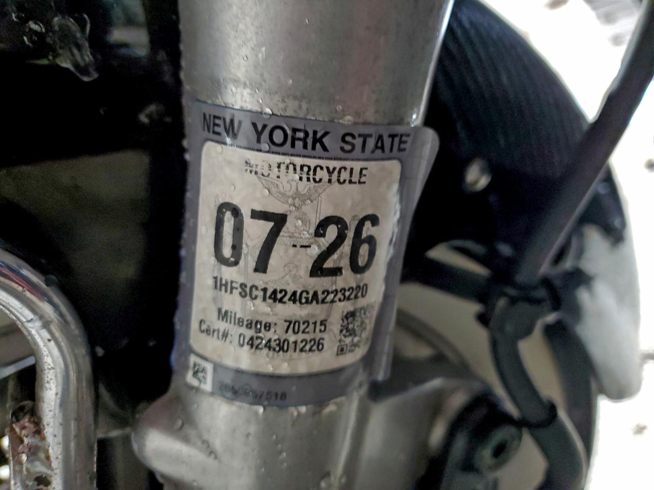 1986 Honda Gl1200 A VIN: 1HFSC1424GA223220 Lot: 96077245