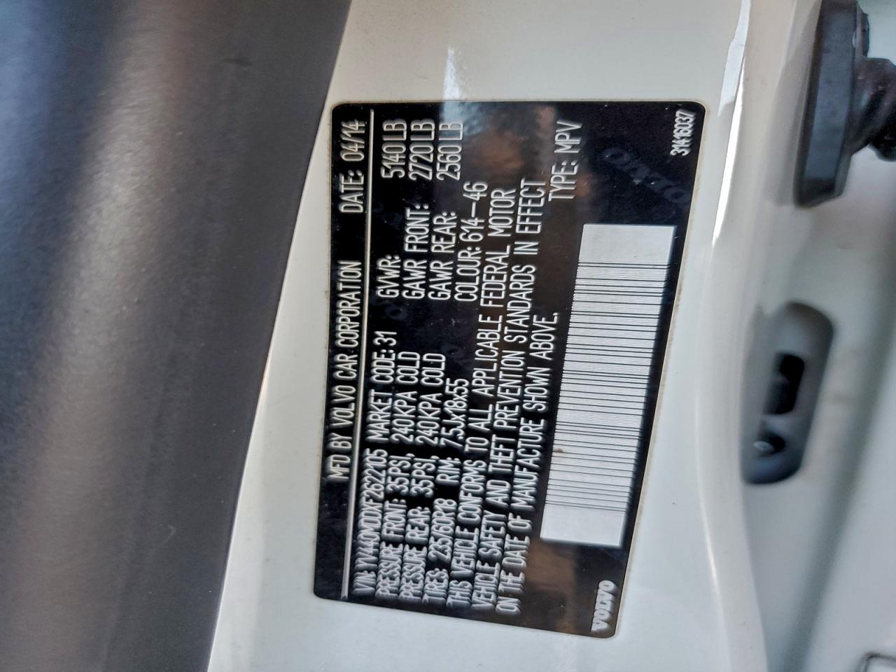 2015 Volvo Xc60 T5 Platinum VIN: YV440MDDXF2622105 Lot: 96141145