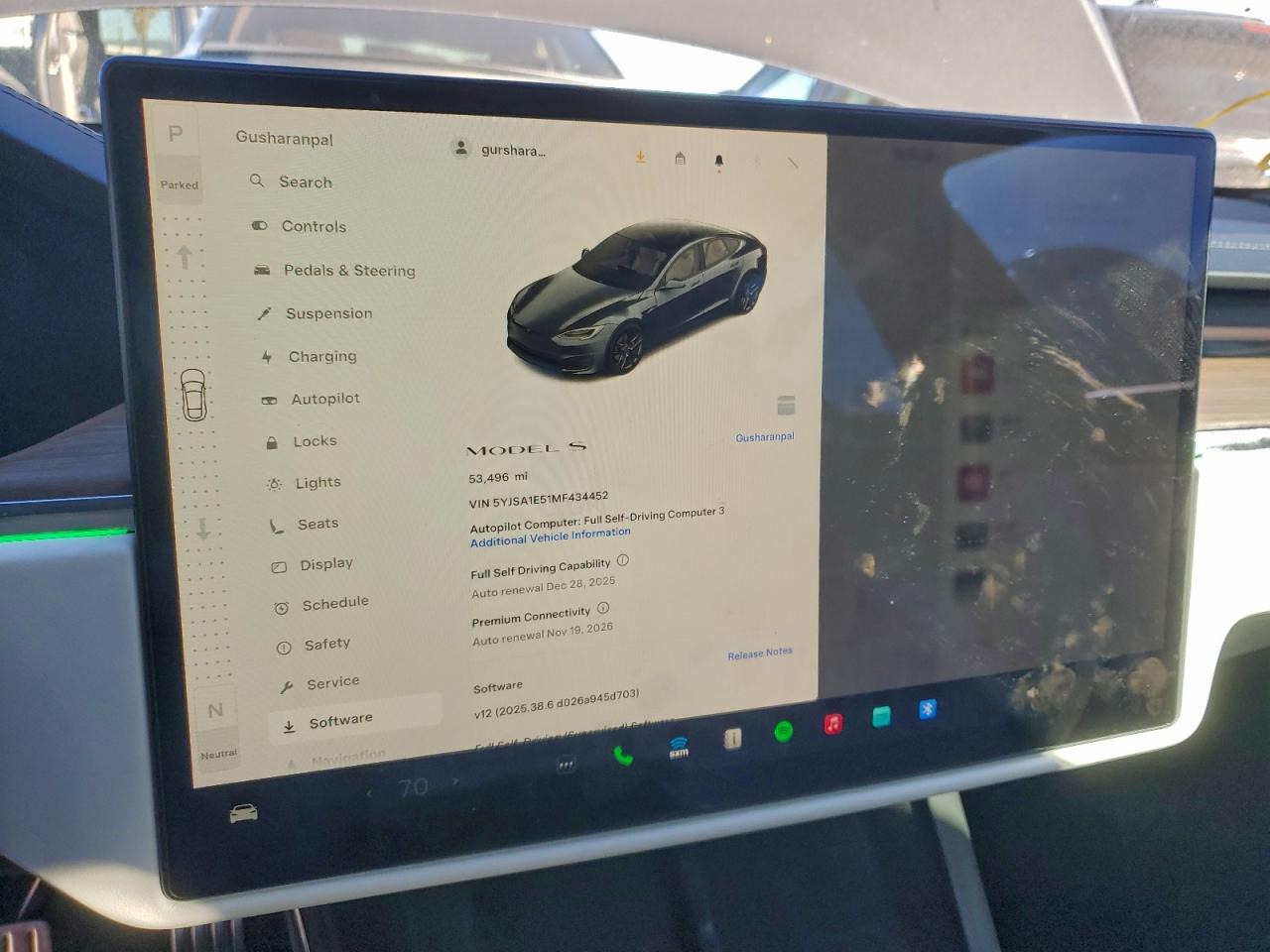 2021 Tesla Model S VIN: 5YJSA1E51MF434452 Lot: 94810535