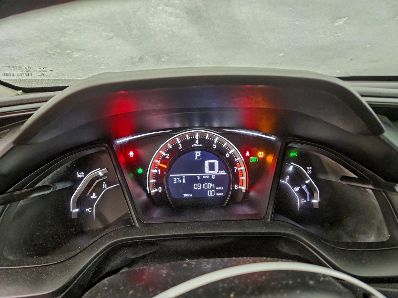 2016 Honda Civic Lx VIN: 19XFC2F59GE066788 Lot: 93991065