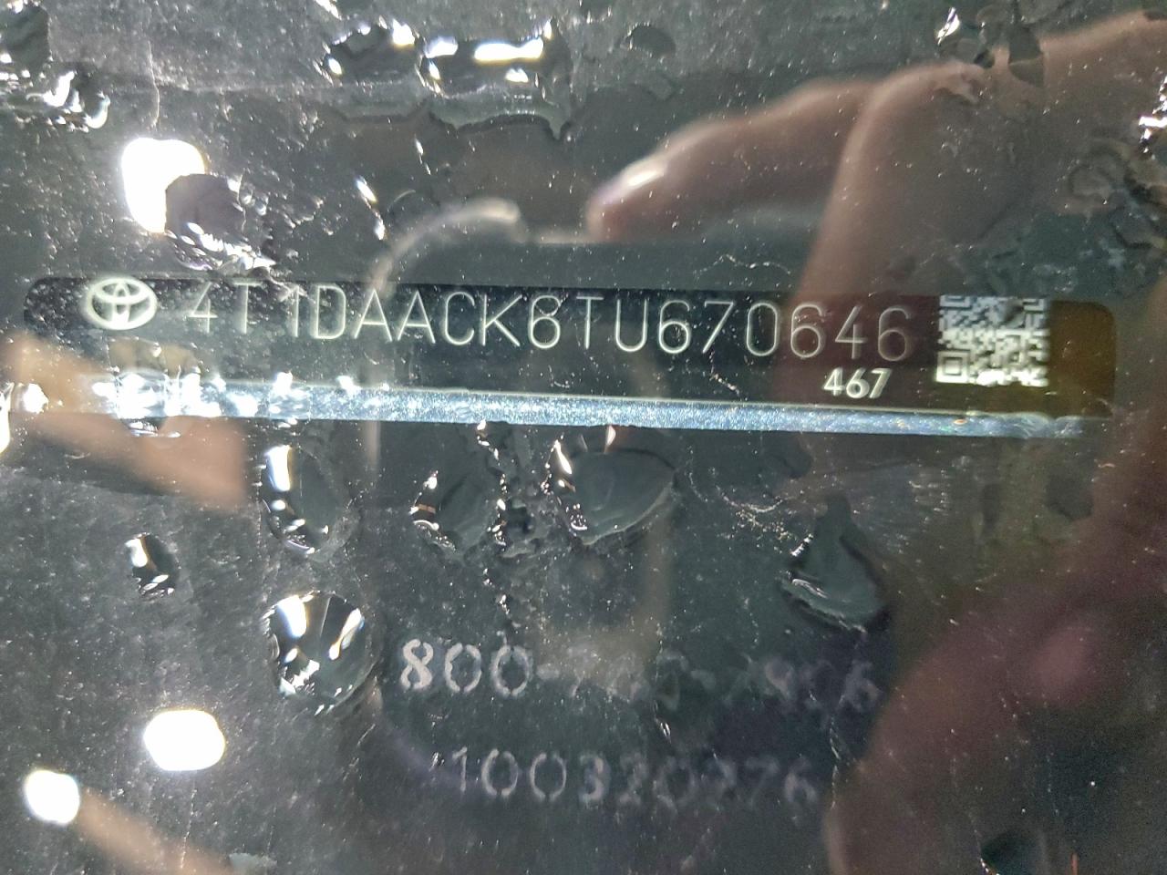 2026 Toyota Camry Xse VIN: 4T1DAACK6TU670646 Lot: 95102325