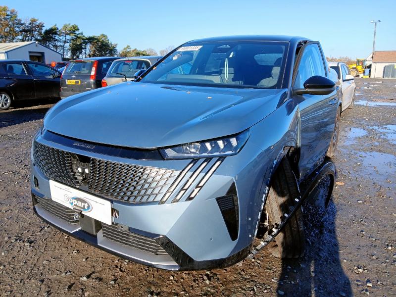 2025 PEUGEOT 3008 157KW GT 73KWH 5DR AUTO for sale at Copart WOLVERHAMPTON