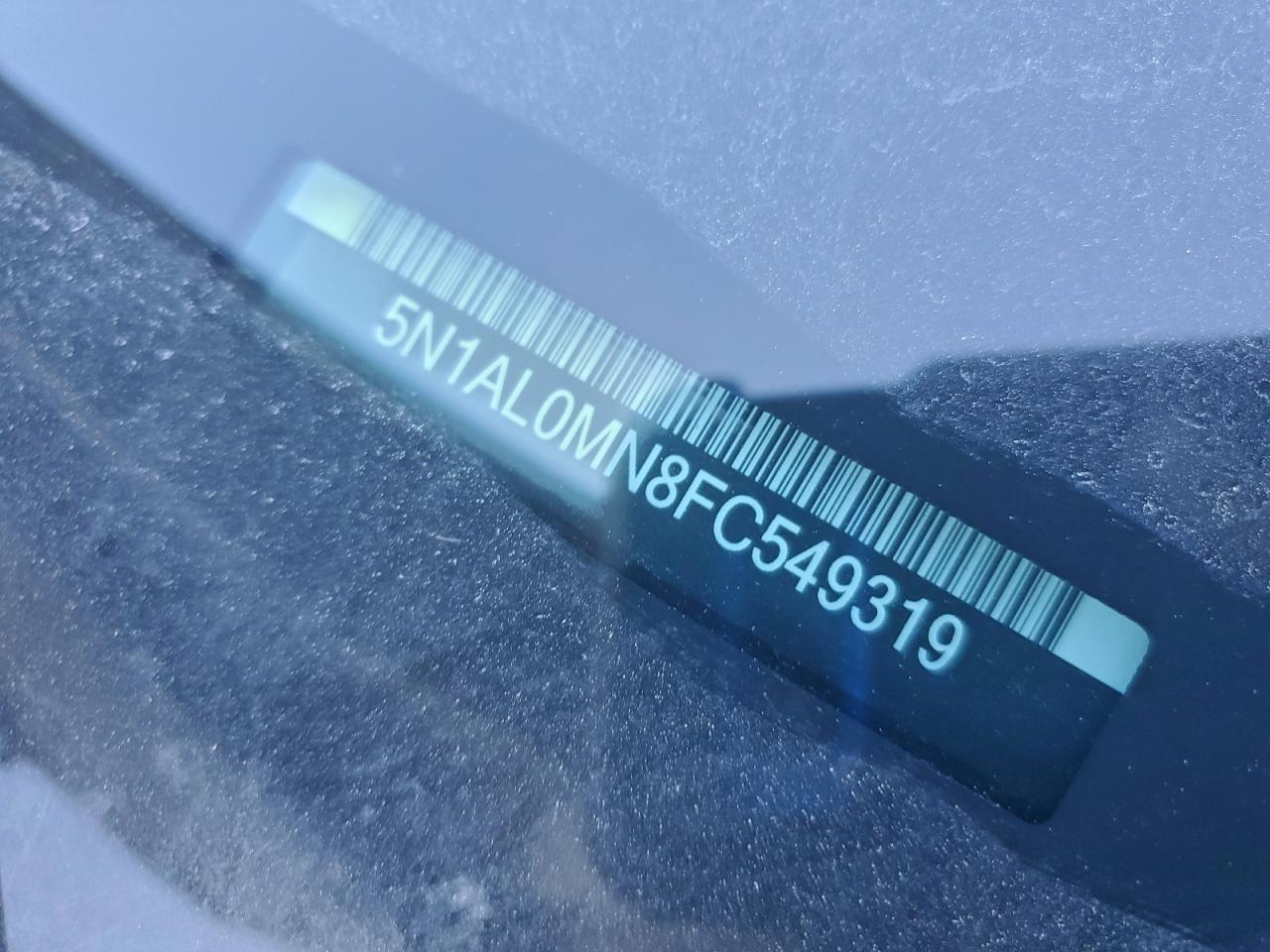 2015 Infiniti Qx60 VIN: 5N1AL0MN8FC549319 Lot: 96910815