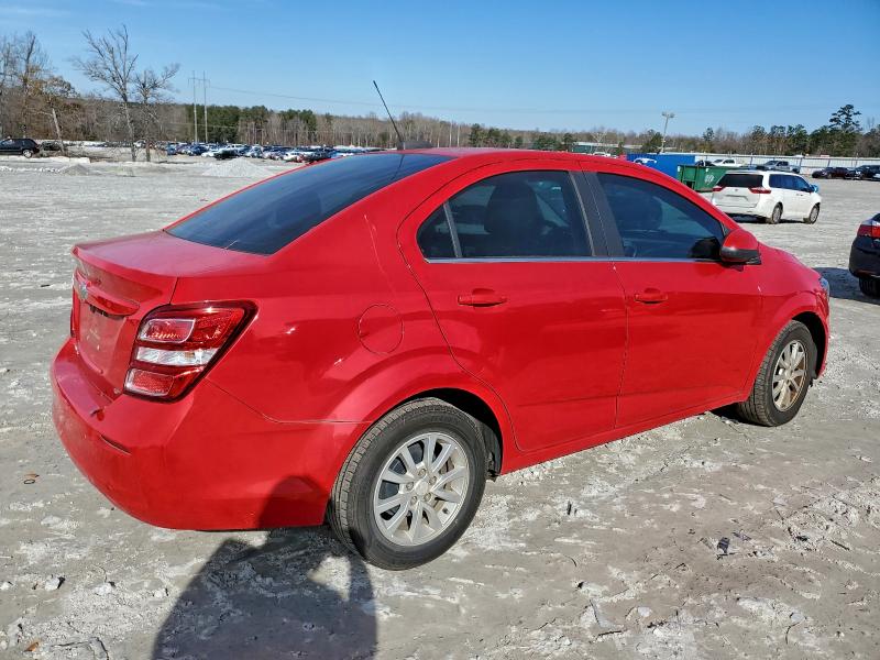  CHEVROLET SONIC 2017 Красный