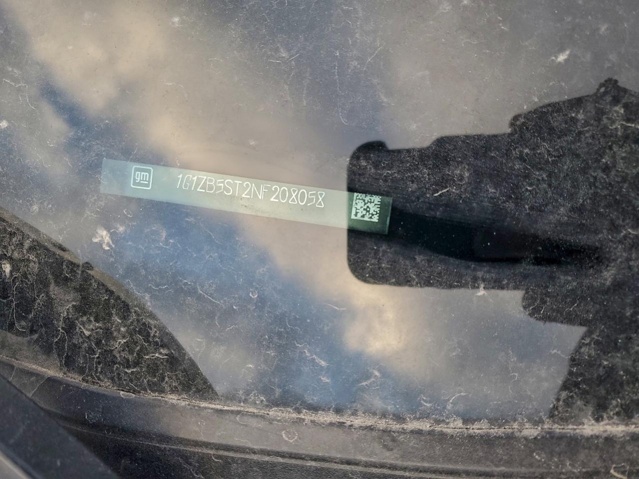 2022 Chevrolet Malibu Ls VIN: 1G1ZB5ST2NF208058 Lot: 95962685