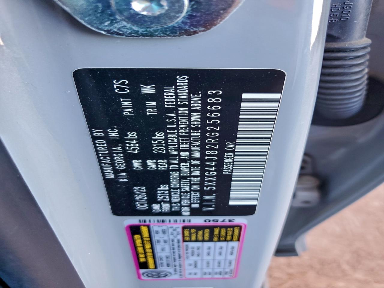 2024 Kia K5 Gt VIN: 5XXG44J82RG256683 Lot: 96119425