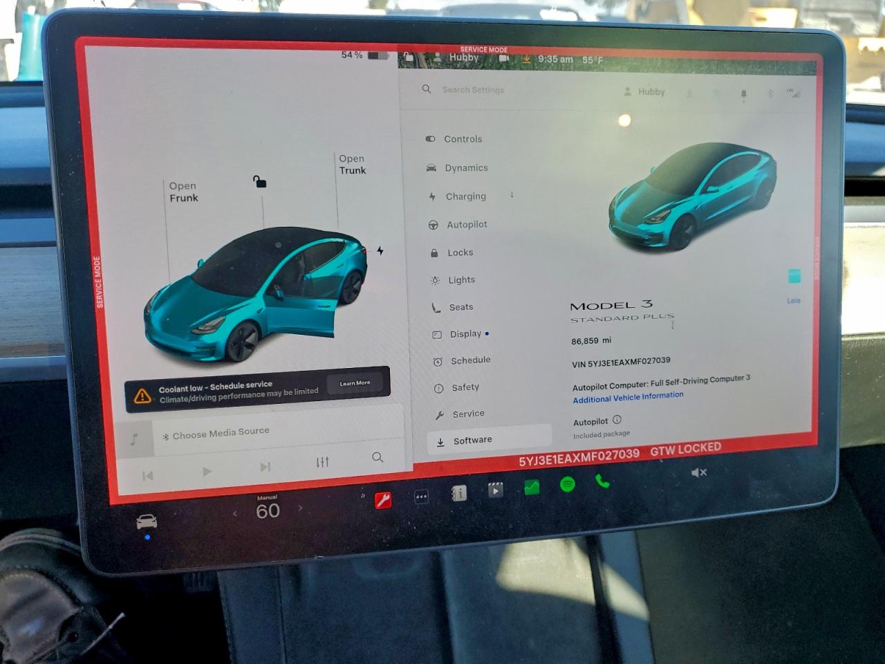 2021 Tesla Model 3 VIN: 5YJ3E1EAXMF027039 Lot: 94778595