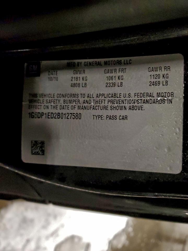 2011 Cadillac Cts Premium Collection VIN: 1G6DP1ED2B0127580 Lot: 95935335